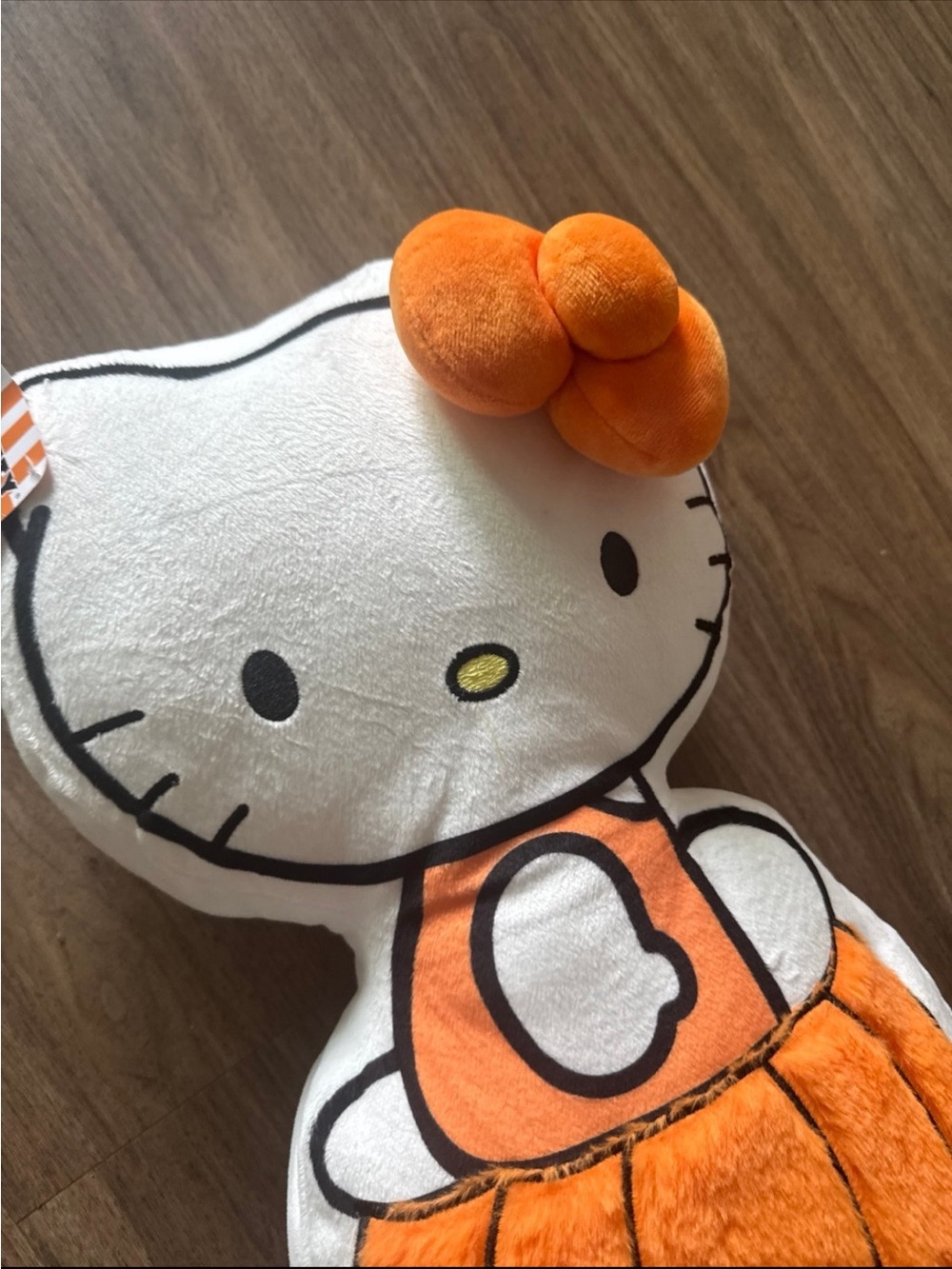 Hello Kitty FALL Halloween Pumpkin Pillow 19”